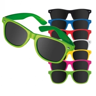 Plastikowe okulary przeciwsłoneczne 400 UV - jasnozielony - (GM-58758-29)