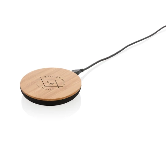 Bambusowa ładowarka bezprzewodowa 5W Bamboo X (P308.279)