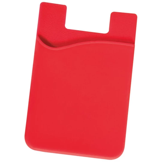 Etui na wizytówki do smartfona - czerwony - (GM-22864-05)