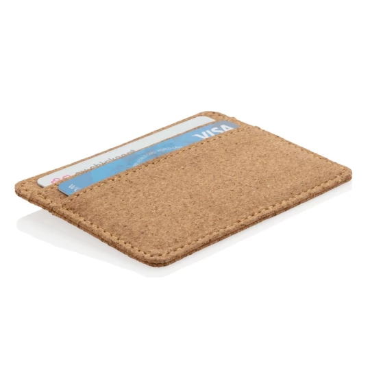 Korkowe etui na karty kredytowe, portfel, ochrona RFID (P820.879)