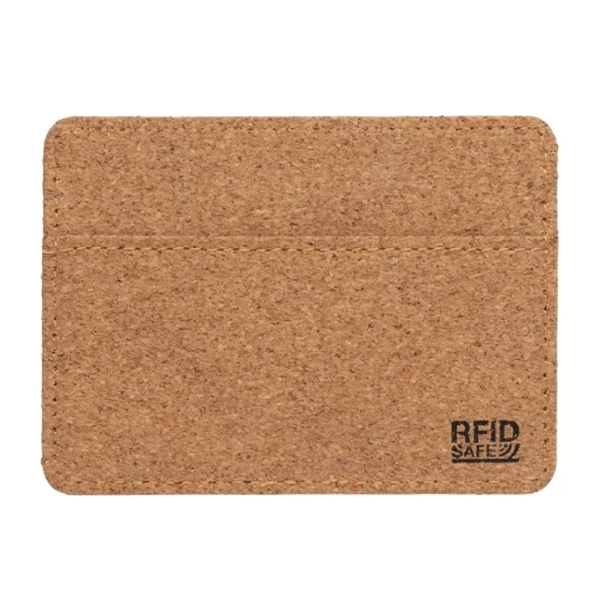 Korkowe etui na karty kredytowe, portfel, ochrona RFID (P820.879)