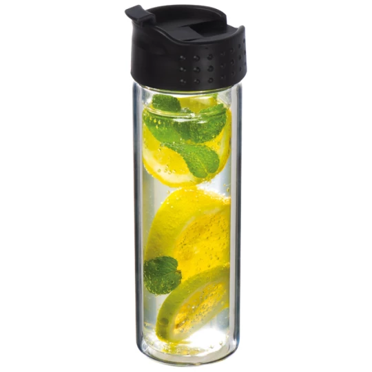 Szklana butelka próżniowa 400 ml - przeźroczysty - (GM-62879-66)