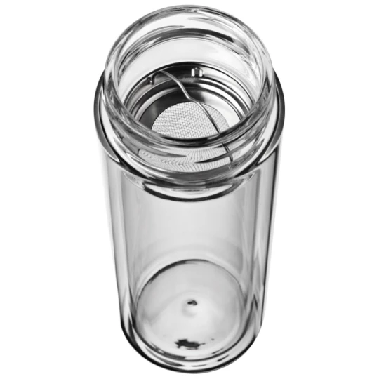 Szklana butelka próżniowa 400 ml - przeźroczysty - (GM-62879-66)