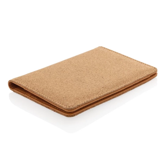 Korkowe etui na karty kredytowe i paszport, ochrona RFID (P820.459)
