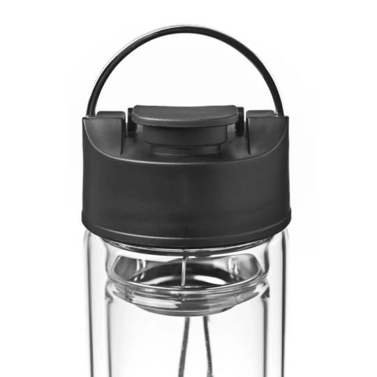 Szklana butelka próżniowa 400 ml - przeźroczysty - (GM-62879-66)
