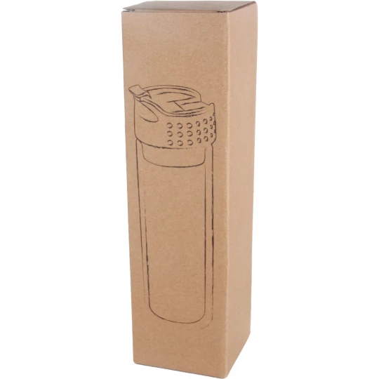Szklana butelka próżniowa 400 ml - przeźroczysty - (GM-62879-66)