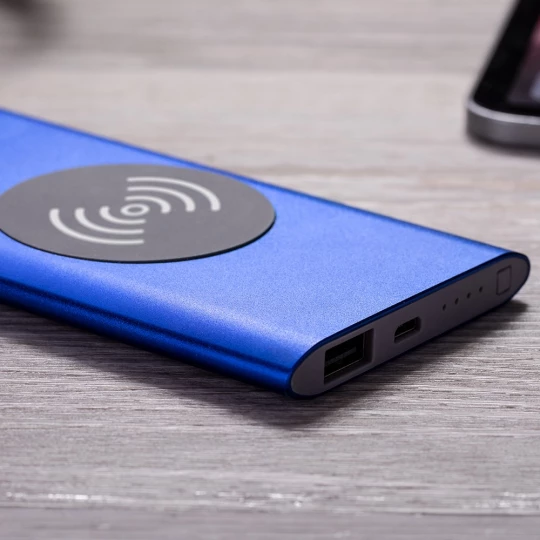Bezprzewodowy power bank 4000 mAh, ładowarka bezprzewodowa 5W (V0308-03)