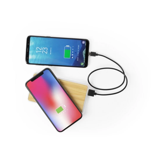 Bezprzewodowy power bank 8000 mAh, ładowarka bezprzewodowa 5W (V0314-00)