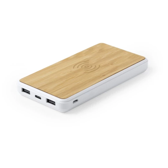 Bezprzewodowy power bank 8000 mAh, ładowarka bezprzewodowa 5W (V0314-00)