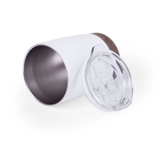 Kubek termiczny 380 ml z korkowym elementem (V0759-02)