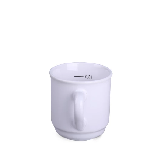Kubek Claus 220ml biały/biały (M485)