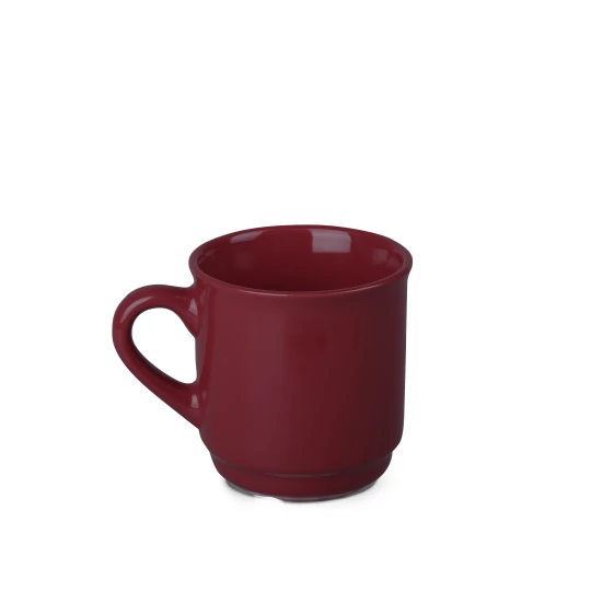 Kubek Claus 220ml bordowy/bordowy (M485)