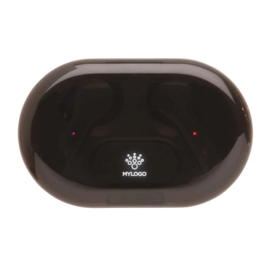Bezprzewodowe słuchawki douszne TWS Light Up Logo (P329.181)