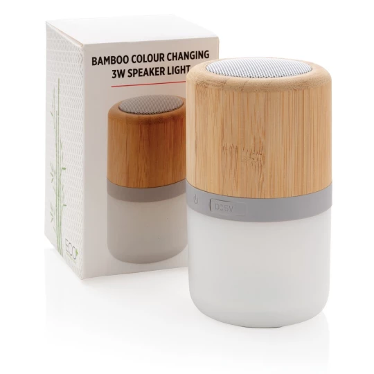 Głośnik bezprzewodowy 3W, lampka (P329.343)