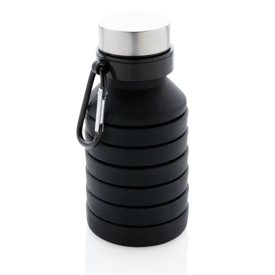 Składana butelka sportowa 550 ml z karabińczykiem (P432.621)