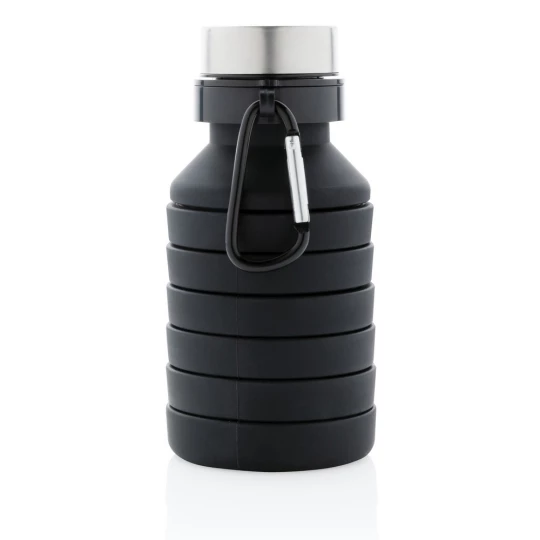 Składana butelka sportowa 550 ml z karabińczykiem (P432.621)