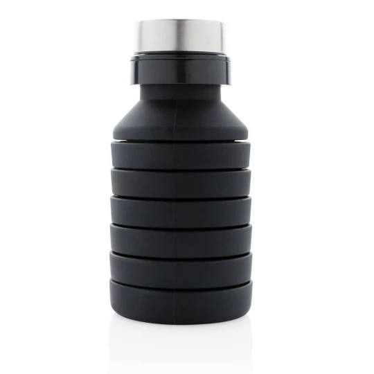 Składana butelka sportowa 550 ml z karabińczykiem (P432.621)