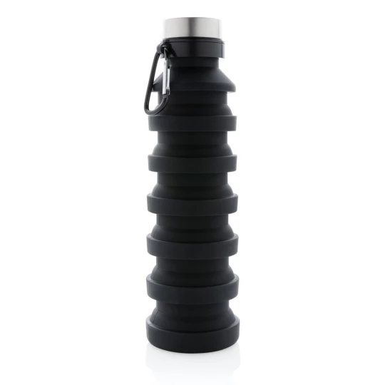 Składana butelka sportowa 550 ml z karabińczykiem (P432.621)