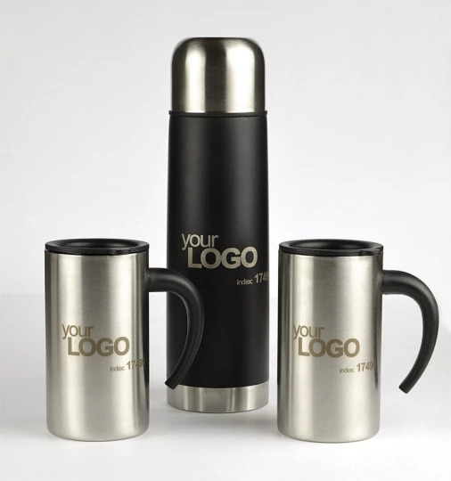 Zestaw upominkowy ACON (Termos 500ml, 2 kubki 260ml) (GA-17499)