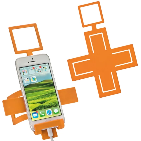 Uchwyt na telefon - pomarańczowy - (GM-23460-10)