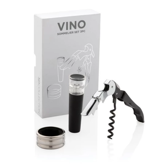 Zestaw akcesoriów do wina Vino Sommelier, 3 el. (P911.072)