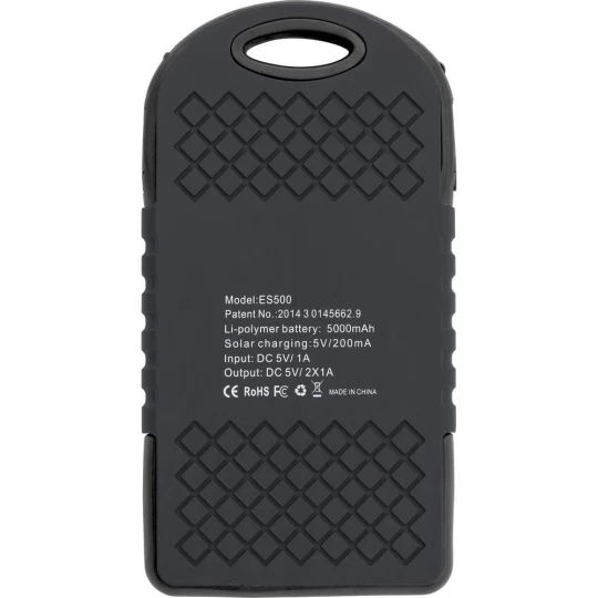 Power bank 4000 mAh, ładowarka słoneczna (V0126-03)