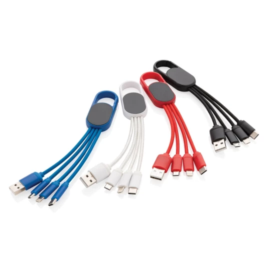 Kabel do ładowania 4 w 1 z karabińczykiem (P302.071)