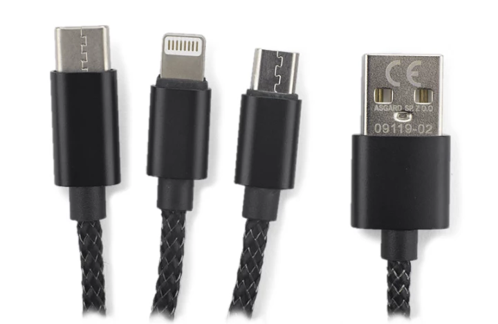 Kabel USB 3 w 1 LUX (GA-09119-02)