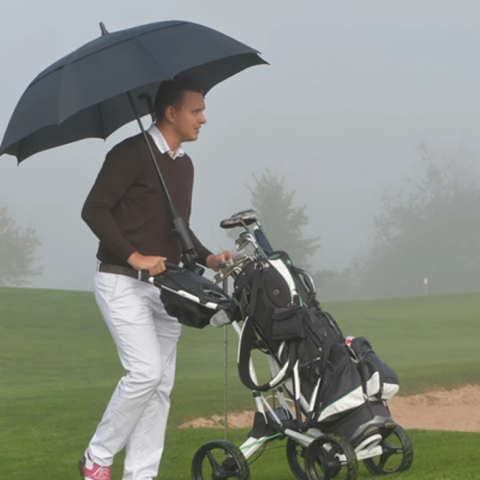 Parasol XXL do gry w golfa - czarny - (GM-43452-03)