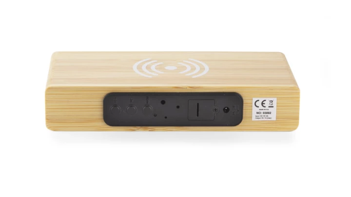 Zegar na biurko z ładowarką indukcyjną INDUCTO (GA-03092)