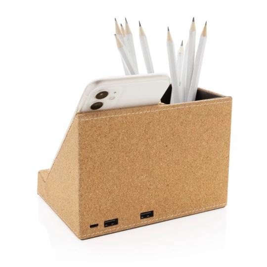 Ładowarka bezprzewodowa 5W, organizer na biurko (P308.199)