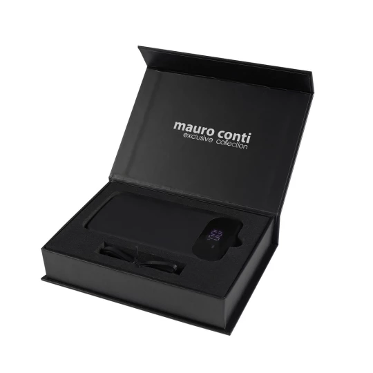 Power bank 8000 mAh Mauro Conti, ładowarka bezprzewodowa 5W | Eric (V0134-03)