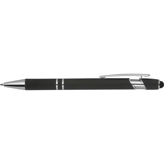 Długopis aluminiowy touch pen - czarny - (GM-13689-03)