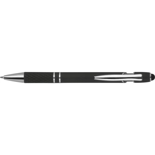 Długopis aluminiowy touch pen - czarny - (GM-13689-03)