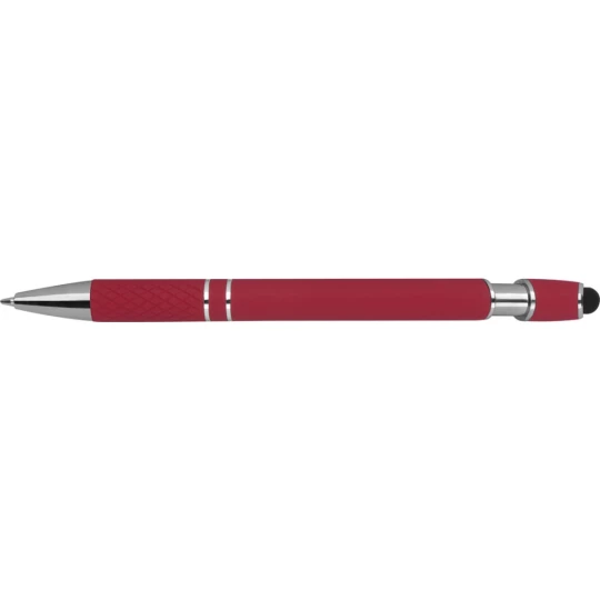 Długopis aluminiowy touch pen - czerwony - (GM-13689-05)