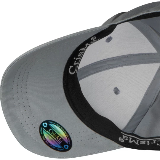Czapka z daszkiem CrisMa z bawełny z recyklingu - szary - (GM-53797-07)
