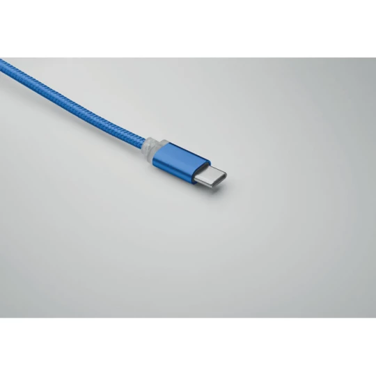 Kabel ładujący 4 w 1 typu C - BLUE (MO2141-37)