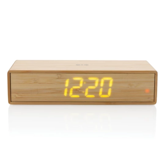 Ładowarka bezprzewodowa 5W, zegar cyfrowy (P308.239)