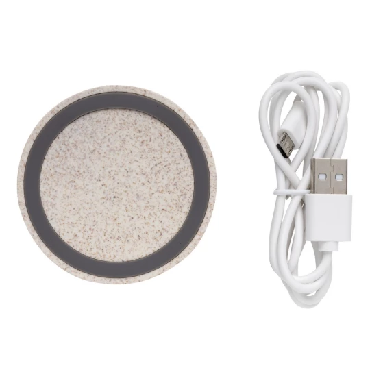 Okrągła ładowarka bezprzewodowa 5W (P308.299)