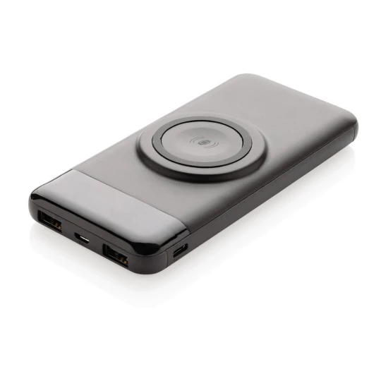 Power bank 10000 mAh, ładowarka bezprzewodowa 3W (P322.261)