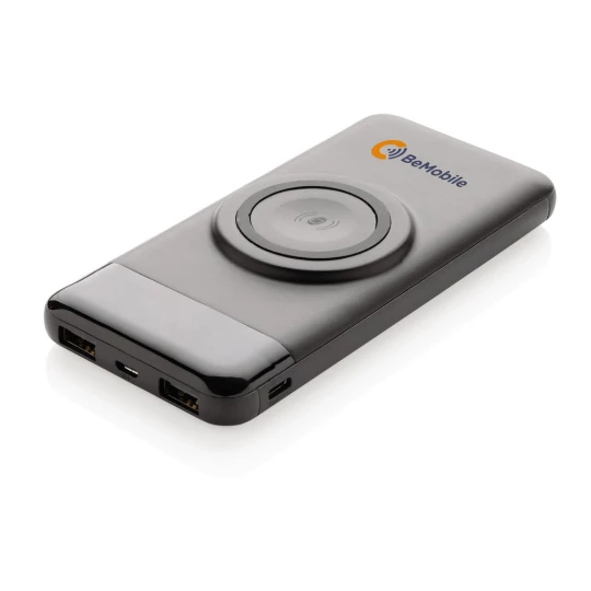 Power bank 10000 mAh, ładowarka bezprzewodowa 3W (P322.261)