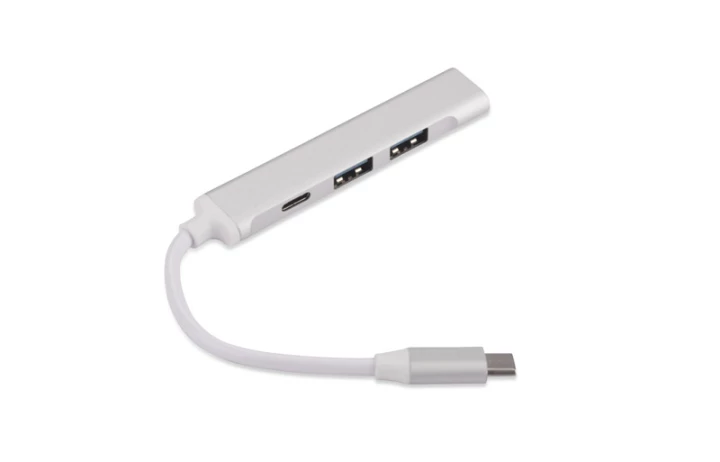 Rozdzielacz HUB USB z kablem typ C - ROSKO (GA-09163-00)