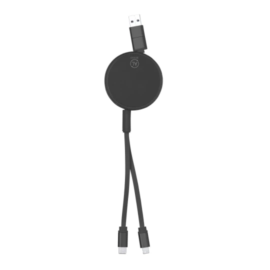 Zwijany kabel do ładowania i synchronizacji z aluminium z recyklingu (V2012-03)