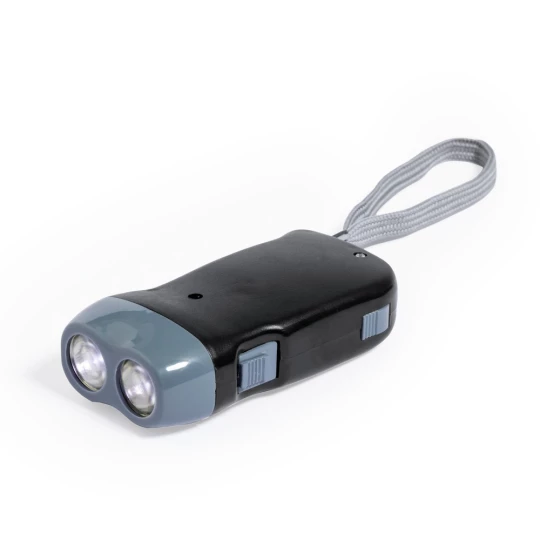 Latarka na dynamo 2 LED (V2116-03)
