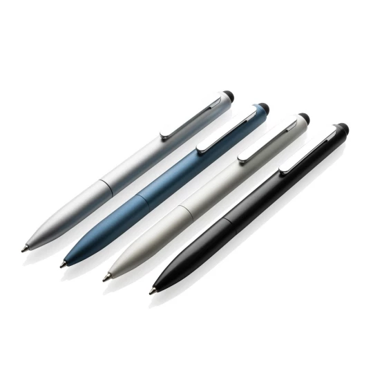 Długopis, touch pen Kymi, aluminium z recyklingu (P611.233)