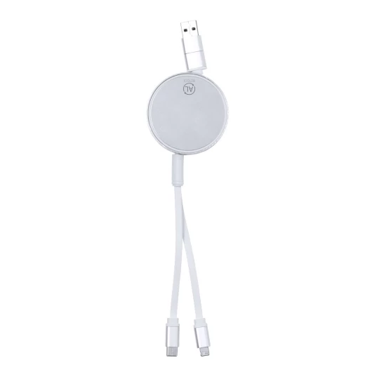 Zwijany kabel do ładowania i synchronizacji z aluminium z recyklingu (V2012-32)
