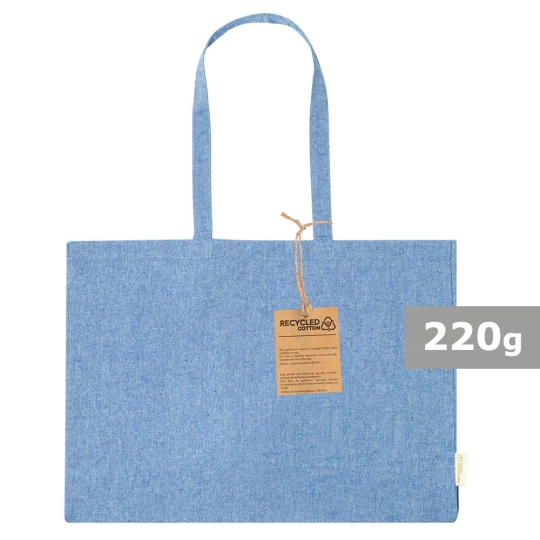 Torba z bawełny z recyklingu na zakupy (V2130-11)