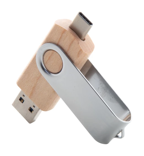 BooSpin pendrive USB OTG - naturalny (AP897091_16GB)