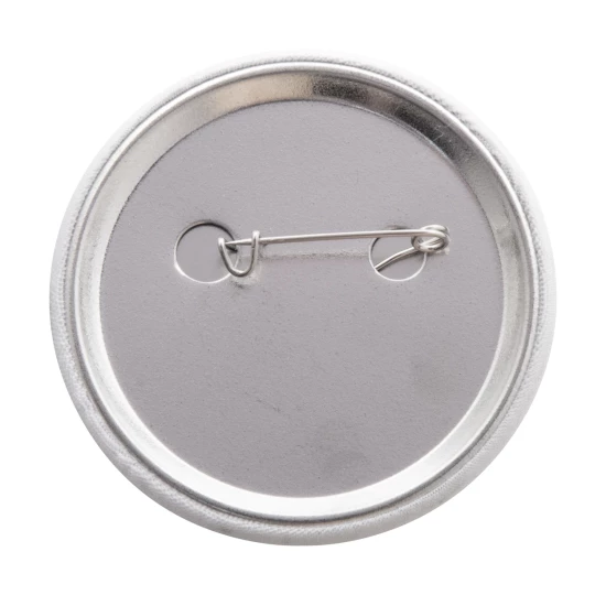 PinBadge RPET Maxi pin / przypinka - biały (AP716725)