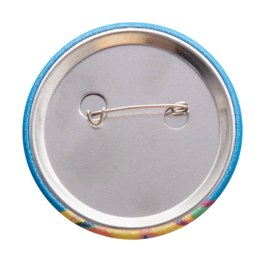 PinBadge RPET Maxi pin / przypinka - biały (AP716725)